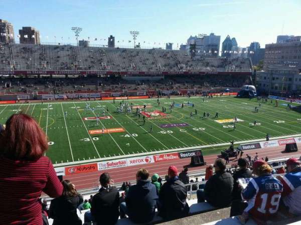 Percival Molson Memorial Stadium, bloc: h2, rangée: 4, place: 17