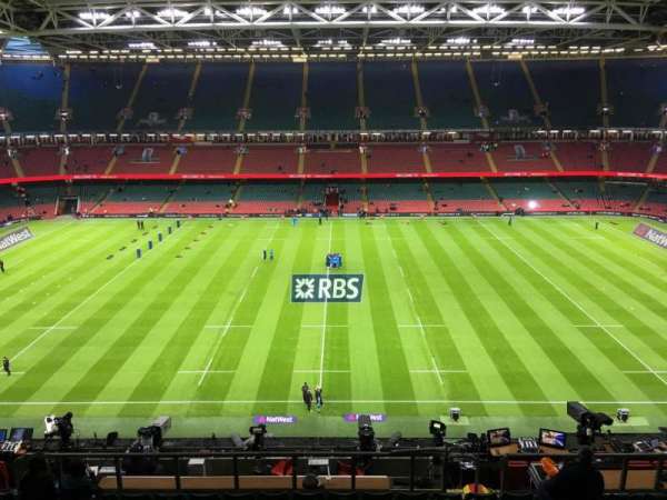 Principality Stadium, bloc: U30, rangée: 18, place: 18
