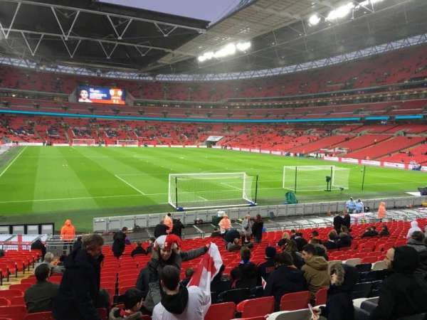 Wembley Stadium, bloc: 112, rangée: 24, place: 63