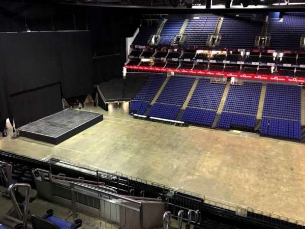The O2, London, bloc: 404, rangée: L, place: 544