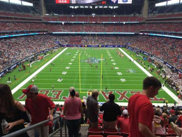NRG Stadium, bloc: 351, rangée: Q, place: 24