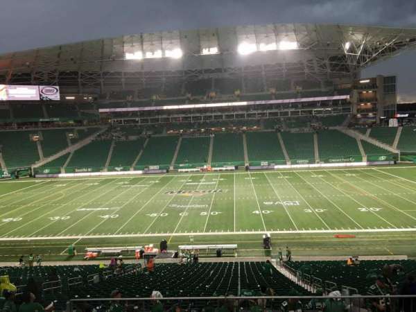 Mosaic Stadium, bloc: 313, rangée: 5, place: 6