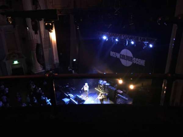 Usher Hall, bloc: Upper Circle, rangée: B, place: 3