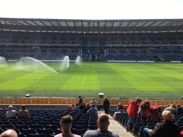Murrayfield Stadium, bloc: E9, rangée: W, place: 17