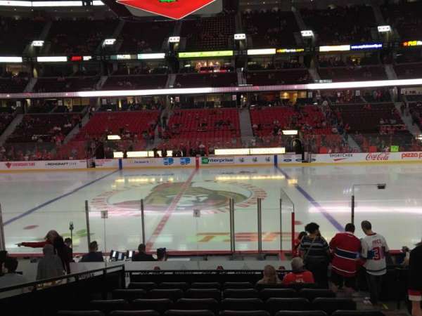 Canadian Tire Centre, bloc: 116, rangée: L, place: 3