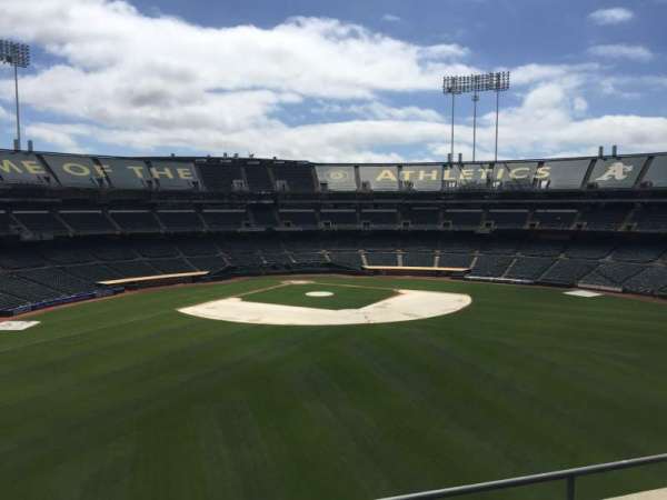 Oakland Coliseum, bloc: 245, rangée: 2