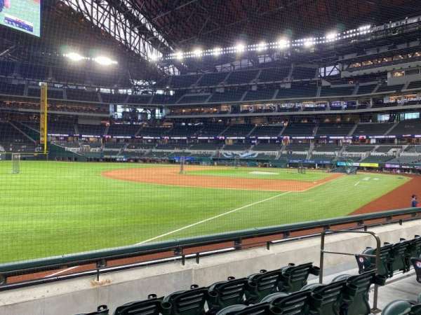 Globe Life Field, bloc: 2, rangée: 5, place: 18