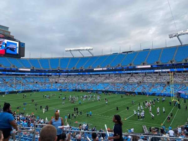 Bank of America Stadium, bloc: 310, rangée: 7, place: 7