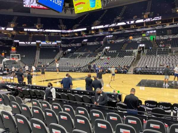 Frost Bank Center, bloc: 6, rangée: 9, place: 14