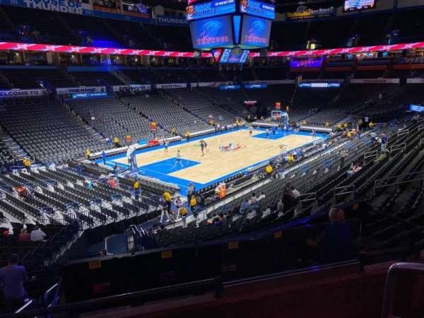 Paycom Center, bloc: 227, rangée: C, place: 2