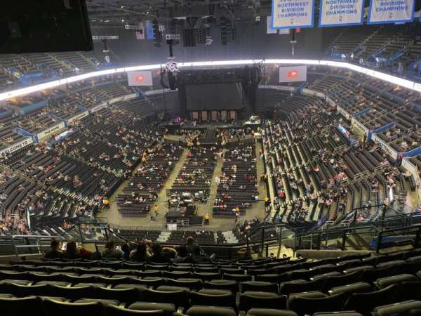 Paycom Center, bloc: 330, rangée: P, place: 14
