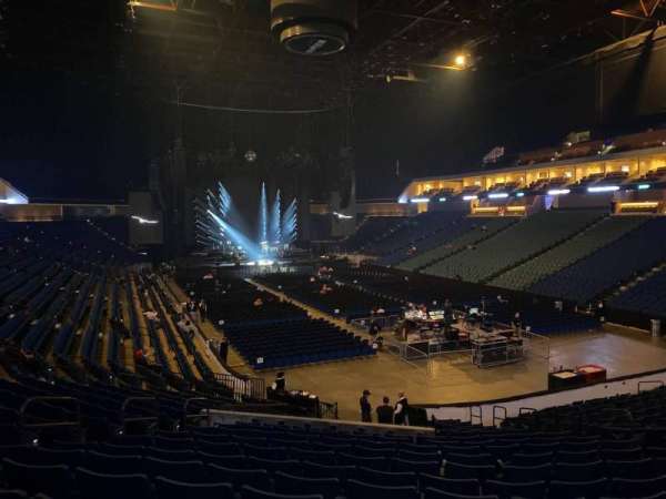 BOK Center, bloc: 103, rangée: V, place: 9