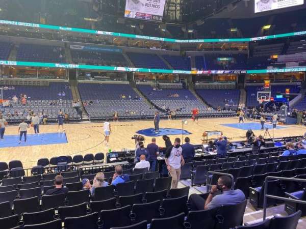 FedEx Forum, bloc: 104, rangée: M, place: 6