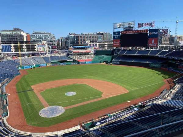 Nationals Park, bloc: 316, rangée: C, place: 10