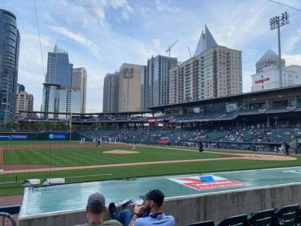 Truist Field, bloc: 116, rangée: H, place: 8