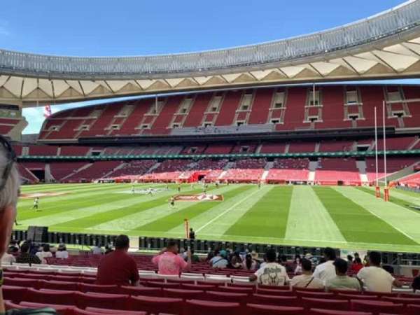 Estadio Metropolitano, Madrid, bloc: 120, rangée: 20, place: 9