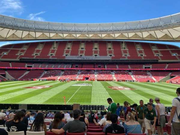 Estadio Metropolitano, Madrid, bloc: 121, rangée: 22, place: 3
