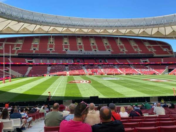 Estadio Metropolitano, Madrid, bloc: 122, rangée: 20, place: 26