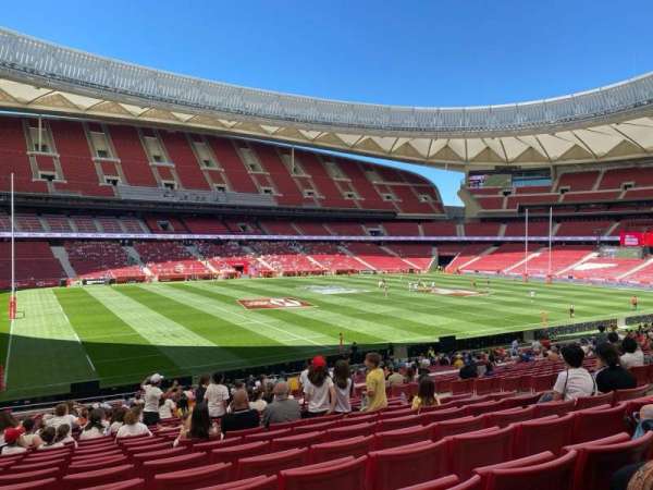Estadio Metropolitano, Madrid, bloc: 125, rangée: 31, place: 11