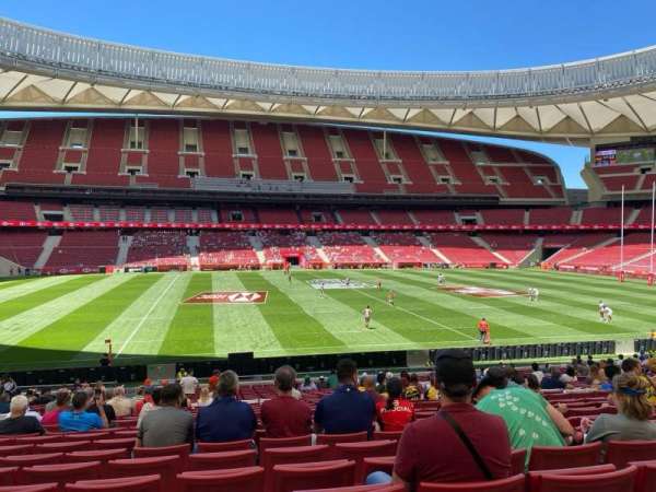 Estadio Metropolitano, Madrid, bloc: 123, rangée: 28, place: 21