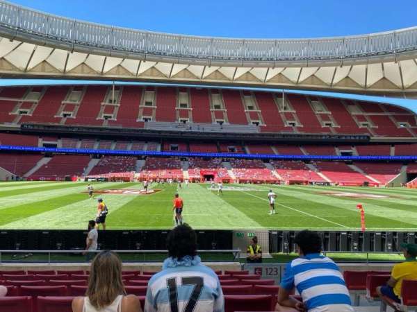 Estadio Metropolitano, Madrid, bloc: 123, rangée: 9, place: 3