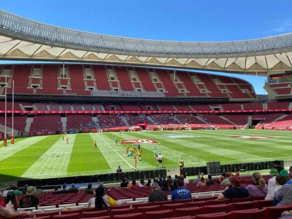 Estadio Metropolitano, Madrid, bloc: 124, rangée: 20, place: 14