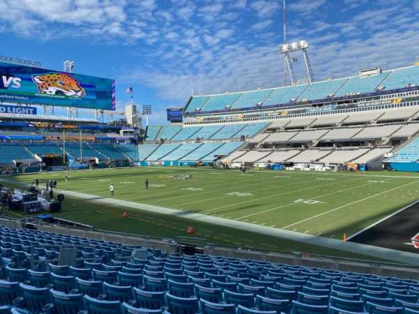 EverBank Stadium, bloc: 131, rangée: p, place: 8
