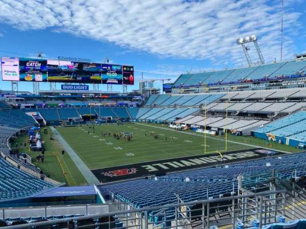 EverBank Stadium, bloc: 226, rangée: f, place: 8