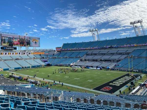 EverBank Stadium, bloc: 203, rangée: m, place: 12