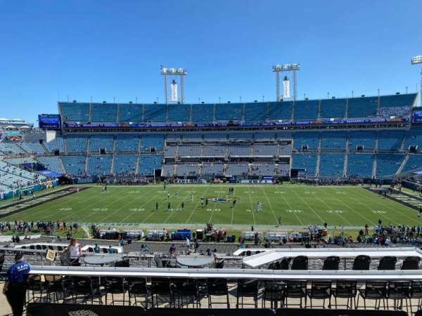 EverBank Stadium, bloc: 209, rangée: b, place: 13
