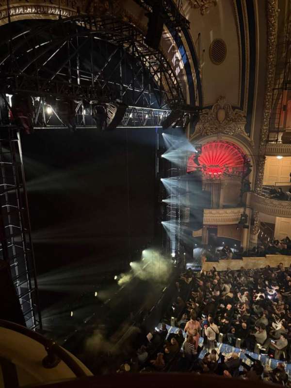 Palace Theatre, Broadway, bloc: Balcony Box L, rangée: AA, place: 1