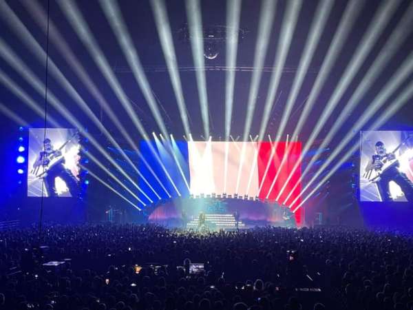 Accor Arena, bloc: Gradin A, rangée: 23, place: 6