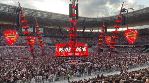 Stade de France, bloc: D1, rangée: 23, place: 15