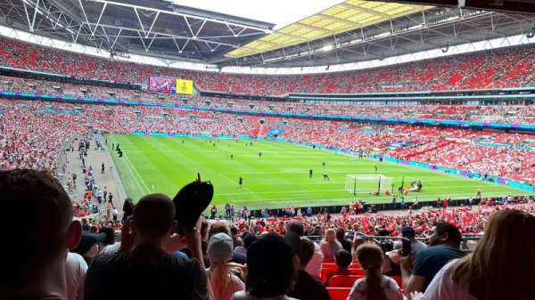 Wembley Stadium, bloc: 114, rangée: 43, place: 84