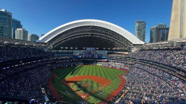 Rogers Centre, bloc: 523, rangée: 19, place: 1
