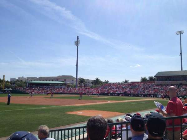 Roger Dean Chevrolet Stadium, bloc: SRO, rangée: LF