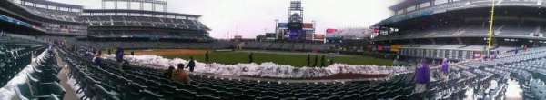 Coors Field, bloc: 116, rangée: 9, place: 8