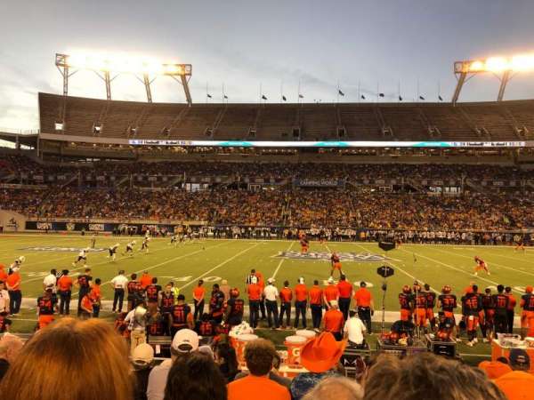 Camping World Stadium, bloc: 108, rangée: G, place: 16