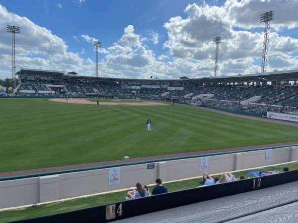Joker Marchant Stadium, bloc: Berm, rangée: Rail, place: 13