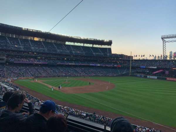 T-Mobile Park, bloc: 215, rangée: 3, place: 1