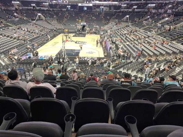 Frost Bank Center, bloc: 114, rangée: 27, place: 7