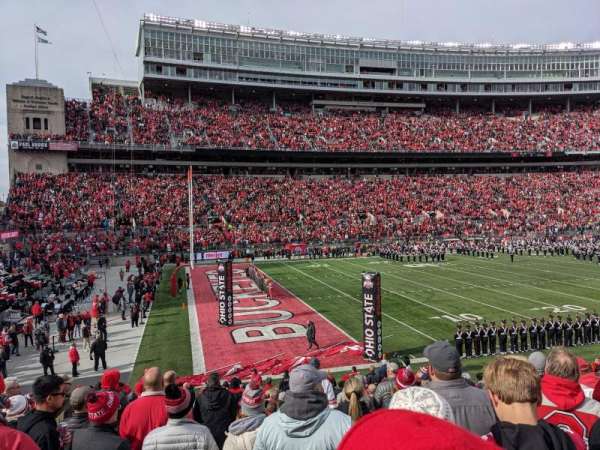 Ohio Stadium, bloc: 28a, rangée: 7, place: 9