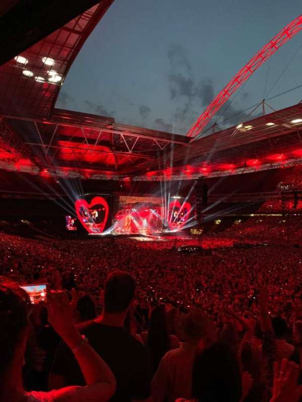 Wembley Stadium, bloc: 118, rangée: 40, place: 177
