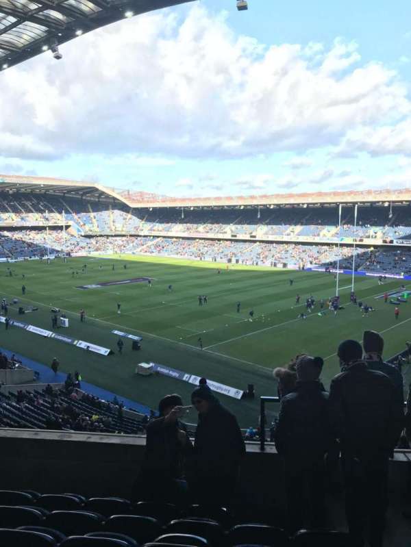 Murrayfield Stadium, bloc: W6, rangée: T, place: 37