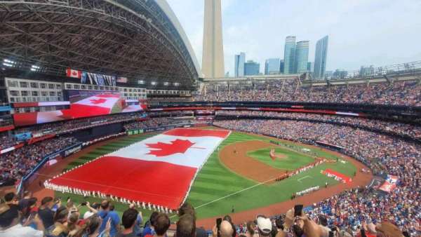 Rogers Centre, bloc: 535, rangée: 7, place: 16