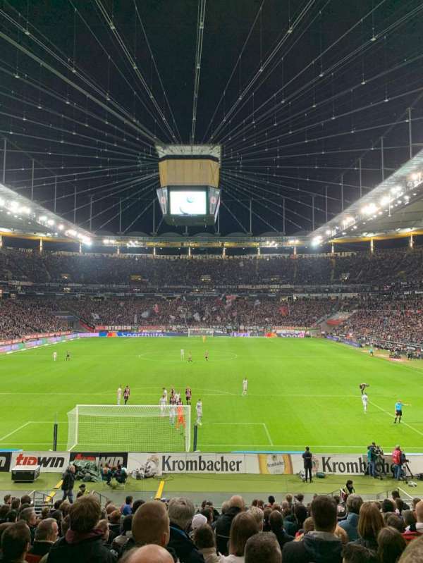 Deutsche Bank Park, bloc: 16A, rangée: 18, place: 12