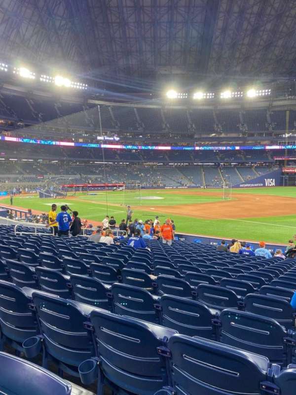 Rogers Centre, bloc: 114, rangée: 20, place: 1