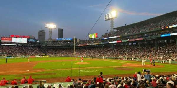 Fenway Park, bloc: Loge Box 148, rangée: BB, place: 1