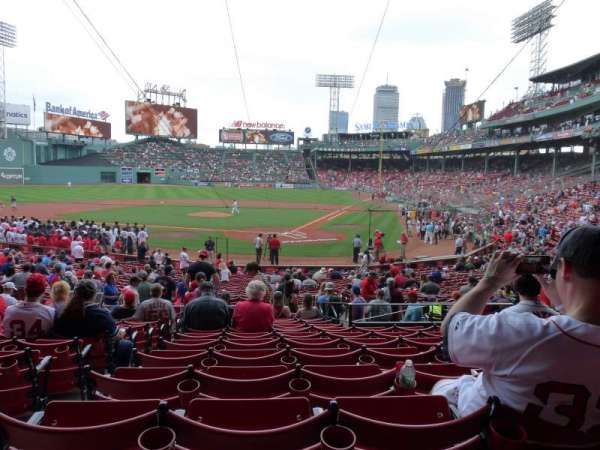Fenway Park, bloc: Loge Box 135, rangée: NN, place: 6