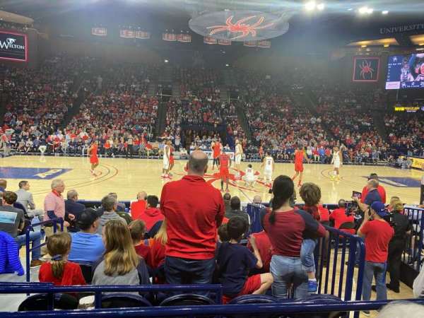 Robins Center, bloc: 6, rangée: C, place: 14